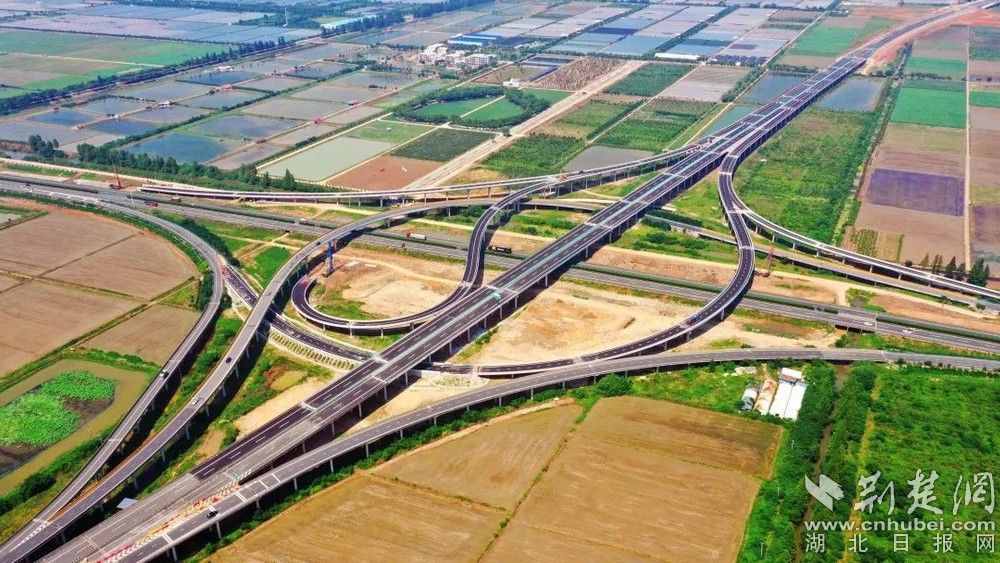 硚孝高速二期工程02。來(lái)源：湖北日?qǐng)?bào).jpg.jpg